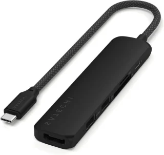 USB-C-hub - multipoortadapter - zwart