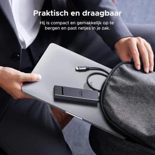 USB-C Hub - Multiport Adapter - Donkergrijs