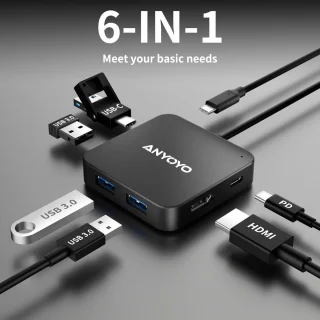 USB-C hub multiport adapter