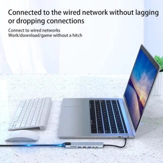 USB-C-hub multiport adapter