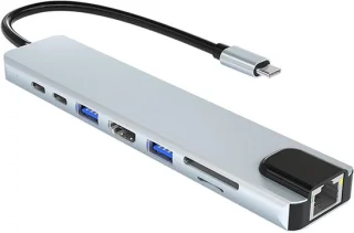USB-C-hub multiport adapter