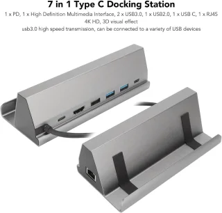 USB-C hub stand multiport adapter dock