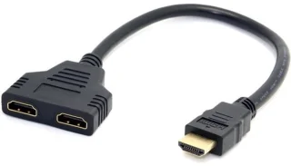 USB-C-hub-switch Type-C-splitter zwart