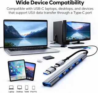 USB-C Hub - Type-C Adapter