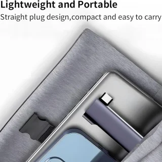 Usb c hub type c dockingstation 4 poorten grijs