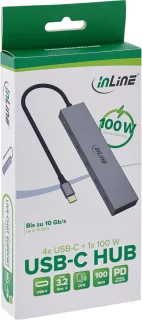 USB-C hub - Type-C verdeler - grijs