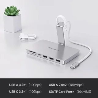 USB-C Hub voor iMac 24-inch (2021–2024) en Studio Display 27-inch