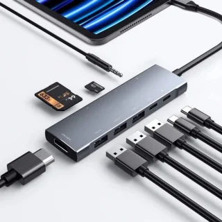 USB-C-hub voor iPad Pro en iPad Air