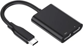 USB-C hub - zwart