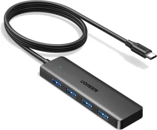 Usb-c hub zwart