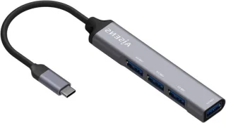 Usb c hub zwart