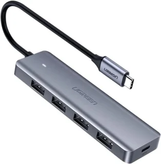 USB-C hub zwart
