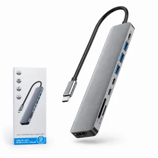 De USB-C hub zwart in één oogopslag