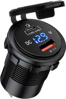 USB-C inbouw auto-oplader