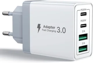 USB-C lader 4-poorts