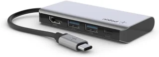 USB-C Multipoort Adapter Aluminium
