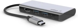 USB-C Multipoort Adapter Aluminium