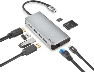 USB-C Multipoortadapter 8-in-1