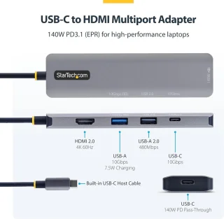 USB-C multiport adapter