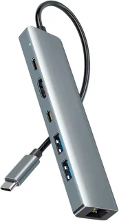 USB-C multiport adapter docking station aluminium