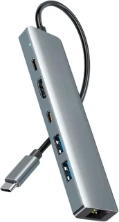 USB-C multiport adapter docking station aluminium