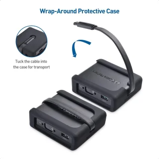 USB-C Multiport Dock Hub - Zwart