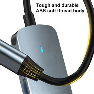 USB-C multiport hub 6-in-1