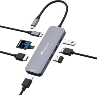USB-C Multiport Hub 8-poorts
