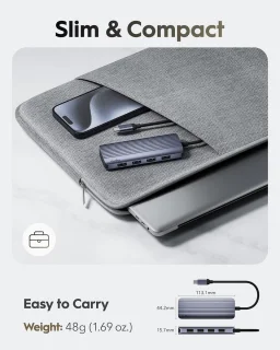 USB-C Multiport Hub voor laptop en pc