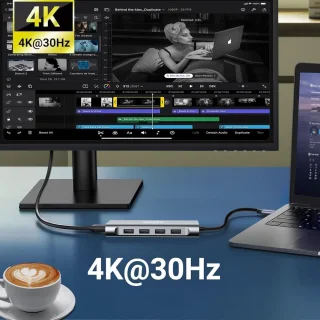 USB-C Multiport Hub - Zilver