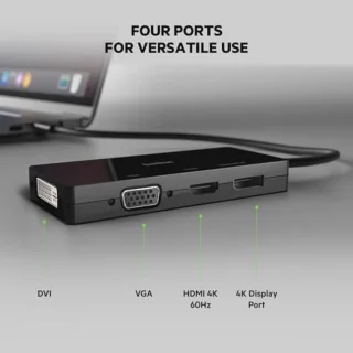 USB-C multiport video-adapter voor laptops