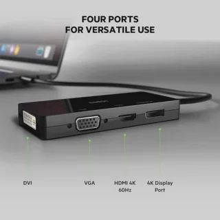 USB-C multiport videoadapter voor laptops