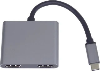 USB-C naar 2x HDMI Adapter