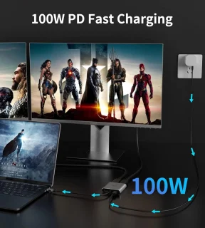 USB-C naar 2x HDMI-adapter