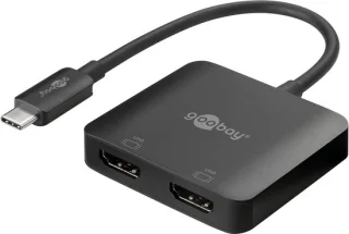 USB-C naar 2x HDMI Adapter