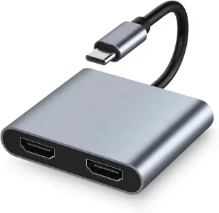 USB-C naar Dual HDMI Adapter