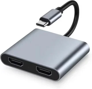 USB-C naar Dual HDMI Adapter