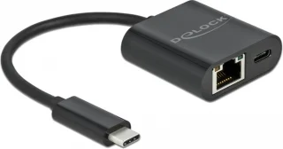 USB-C naar Gigabit Ethernet-adapter, zwart