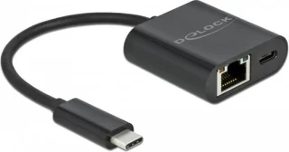 USB-C naar Gigabit Ethernet-adapter, zwart