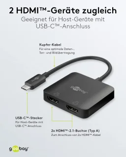 USB-C naar HDMI-adapter - type-c hub