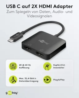 USB-C naar HDMI-adapter - type-c hub