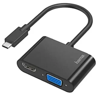USB-C naar HDMI en VGA adapter