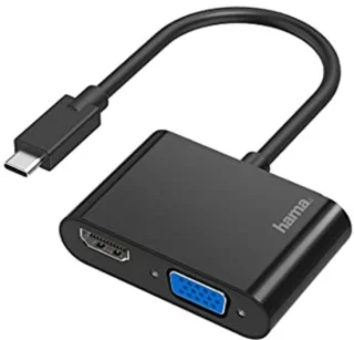 USB-C naar HDMI en VGA-adapter