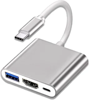 USB-C naar HDMI Type-C Hub - Zilver