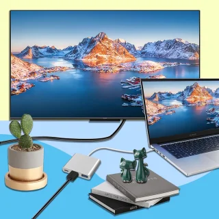 USB-C naar HDMI Type-C Hub - Zilver