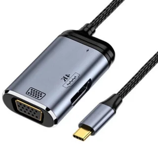 USB-C naar HDMI VGA-adapter
