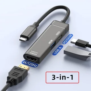 USB-C naar HDMI & VGA Multiport Adapter