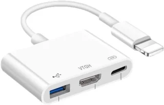 USB-C naar HDMI video adapter, zwart