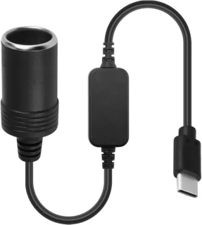 USB-C naar sigarettenaansteker converterkabel