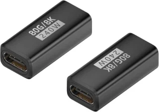 USB-C naar USB-C adapter 2 stuks - ShopVlot